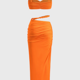Compleu de rochie Estela fără spate