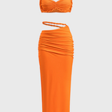 Set de rochie Estela fără spate
