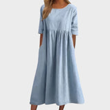 Catarina - Rochie din bumbac moale
