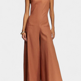 Belén Mono Halter sau Pantaloni Largi și Cădere Elegantă