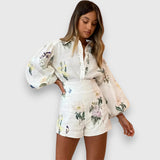 Dina™ - Set de două piese cu un model floral vibrant