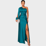 Rasa™ – Rochie elegantă lungă cu un umăr
