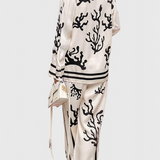 Set Pantaloni Nazaret cu Imprimare Artistică