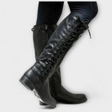 Aušra™ - Botine elegante cu șireturi