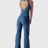 Jeans Maisie cu decupaj în formă de inimă