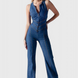 Jeans Maisie cu decupaj în formă de inimă