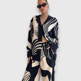 Raminta™ - Set dual cu design geometric elegant