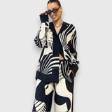 Raminta™ - Set dual cu design geometric elegant