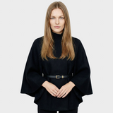 Eglė™ - Sacou de toamnă cu curea