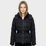 Dina™ – Jachetă Puffer Elegantă cu Curea
