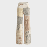 Pantaloni Paula Platformă sau Pantaloni Largi