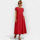 Rochie din Bumbac cu Buzunare