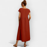 Rochie din Bumbac cu Buzunare
