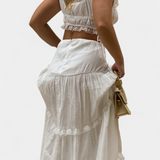 Ilys Romantica Set cu Dantelă și Fuste Lungi, Fluturând