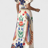 Compleu Itzel Boho cu motive etnice