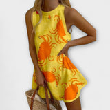 Orvienne™ – Rochie mini cu model de crab