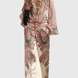 Bluză Finely Komplektas sau cu Volane și Model Vintage Paisley