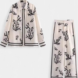 Set Pantaloni Nazaret cu Imprimare Artistică