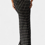 Rochie Midi Prăjită din Vâscoză cu Plisaje