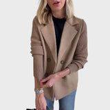 Căldură | Sacou elegant cu mâneci tricotate