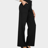Calista™ | Pantaloni largi pentru femei, culoare maro