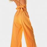 Set Lăcuit cu Dantelă și Pantaloni Largi Valentina