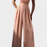 Romily Mono Sexual cu Bretele și Pantaloni Largi Elegant