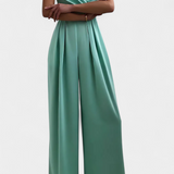 Romily Mono Sexual cu Bretele și Pantaloni Largi Elegant